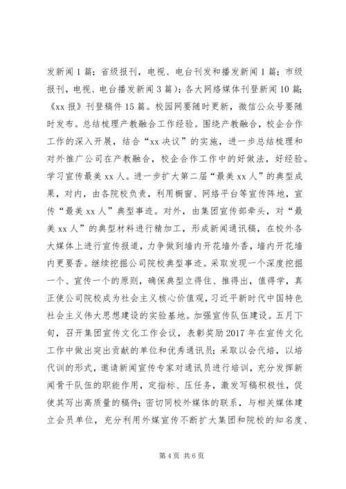 公司XX年宣传思想文化工作指导意见.docx