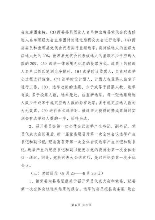 镇党委换届选举工作实施方案.docx