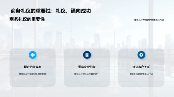 礼仪引领房产销售