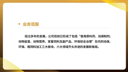 黄色商务风美容公司宣传介绍PPT模板