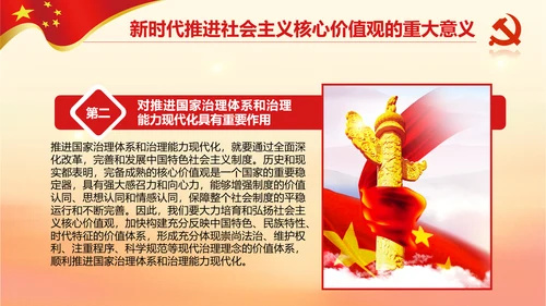 新时代培育社会主义核心价值观PPT模板