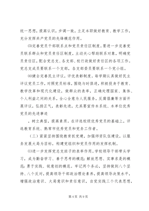 熟常中学党建工作计划.docx