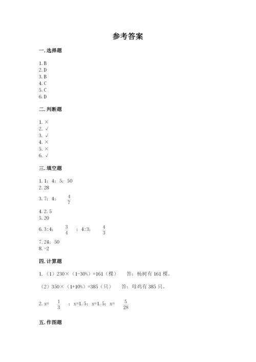 普洱哈尼族彝族自治县六年级下册数学期末测试卷完整答案.docx