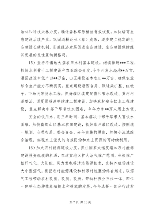 大力推进社会主义新农村建设的实施建议.docx