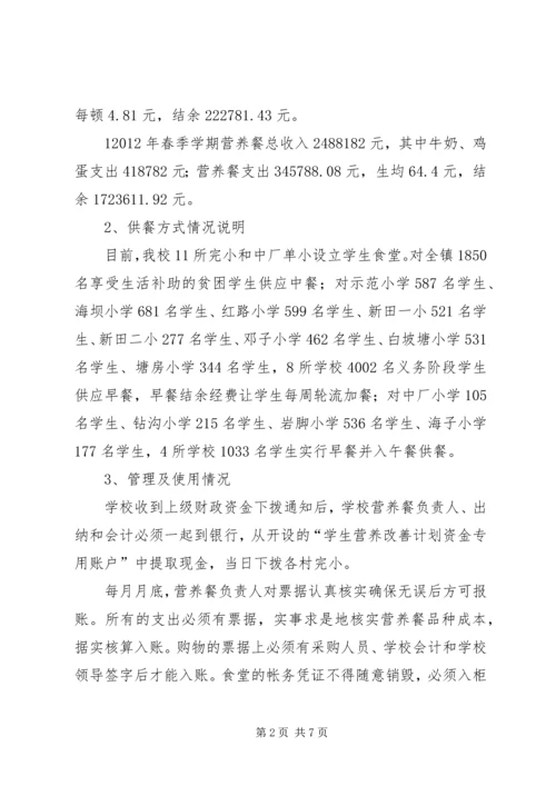 营养改善计划实施情况汇报1010 (3).docx