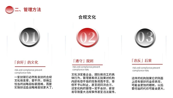 红色黑色简约商务合规风险管理PPT模板合规培训
