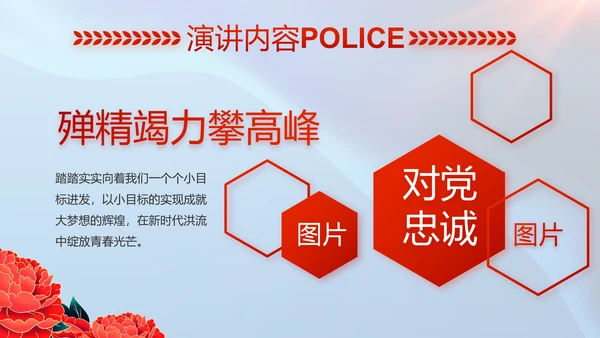 公安喜迎二十大忠诚保平安演讲PPT