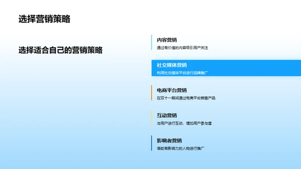 新媒体与双十一