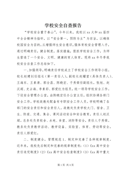 学校安全自查报告 (28).docx