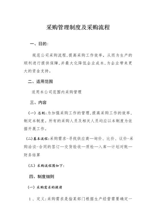 采购管理制度及采购流程.docx