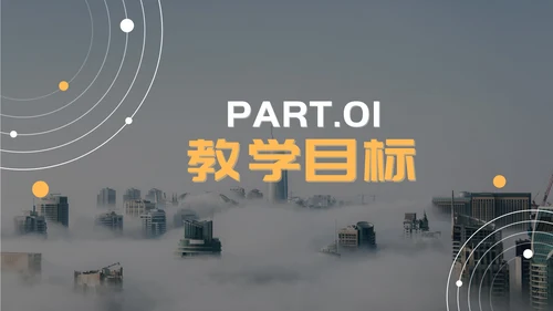 黄色商务简约教学ppt模板