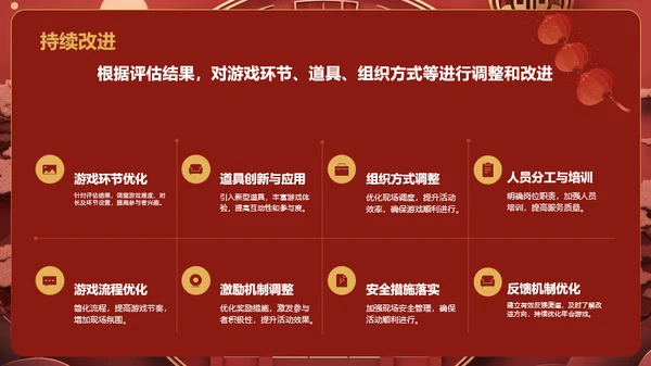 红色国潮风年会游戏策划PPT