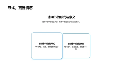 清明公益活动策划报告PPT模板