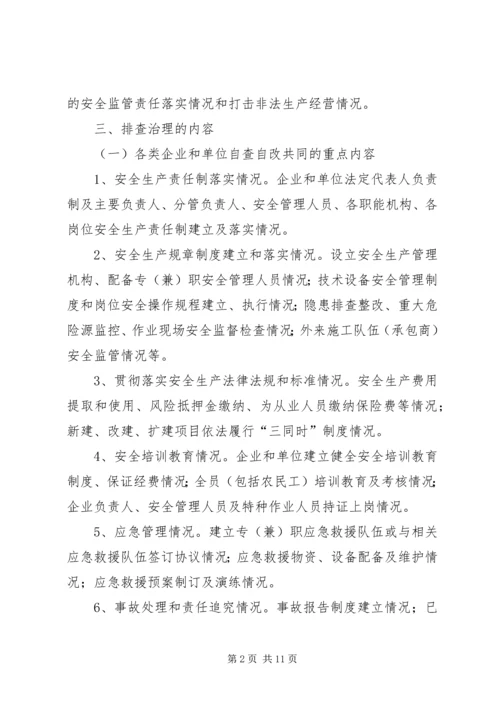 全市安全生产隐患排查治理专项行动工作信息 (4).docx