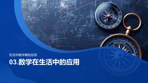 数学在生活中的应用PPT模板