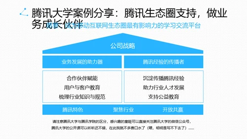 腾讯教学之道腾讯大学通用PPT模板