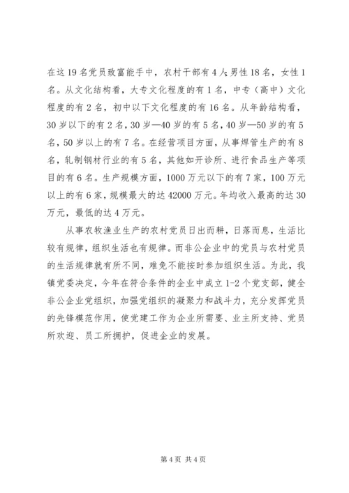 乡镇非公企业云岭先锋工程工作总结.docx