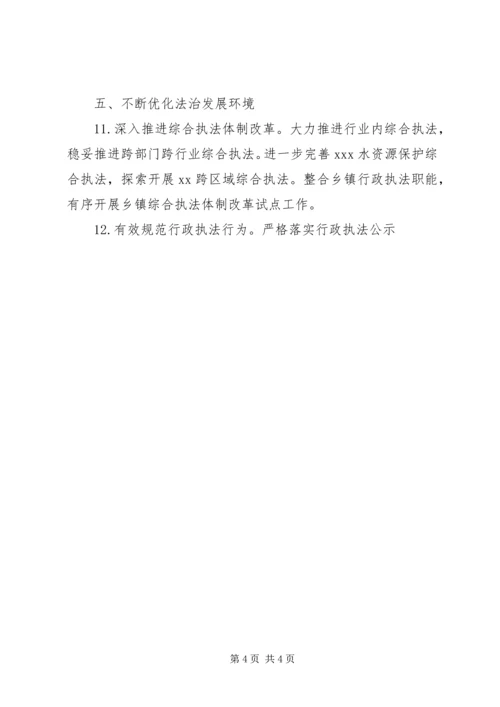 全市XX年政府法制工作要点.docx