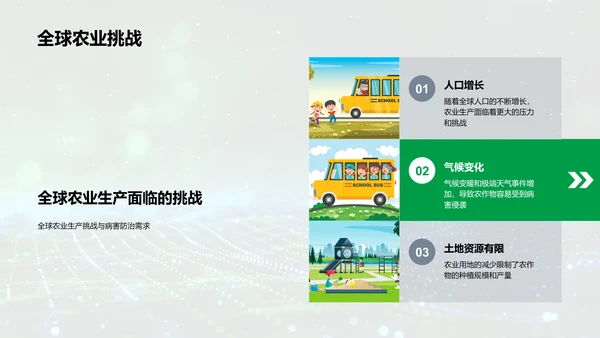 农业病害防治研究答辩PPT模板