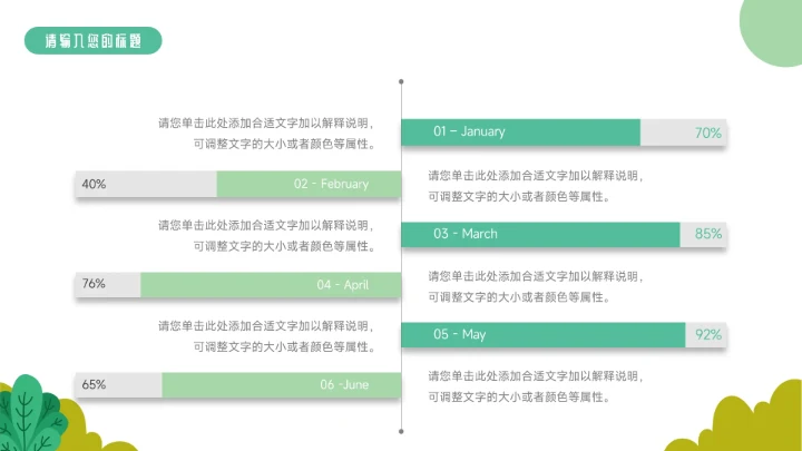 绿色环保主题教学课件PPT模板
