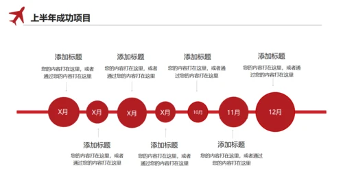 简约型上半年工作总结通用PPT模板