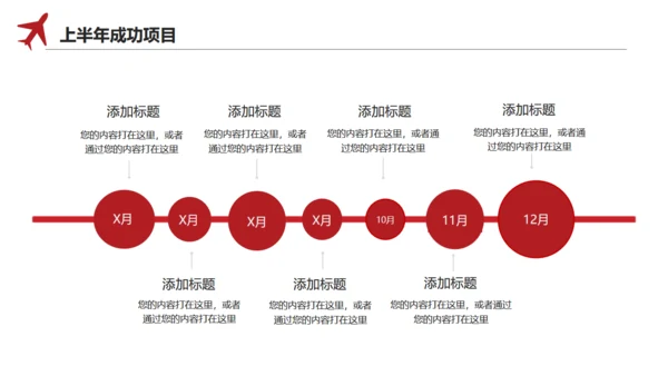 简约型上半年工作总结通用PPT模板