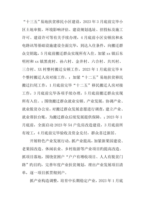 某县脱贫攻坚春季攻势方案.docx