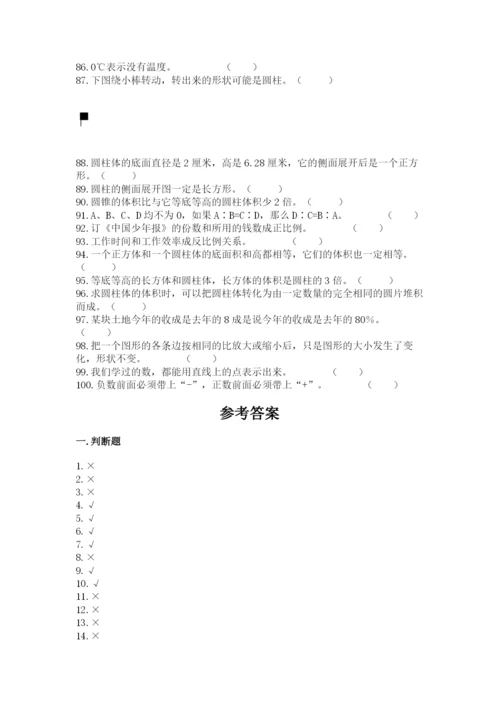 小升初数学压轴题天天练-判断题大全精选.docx