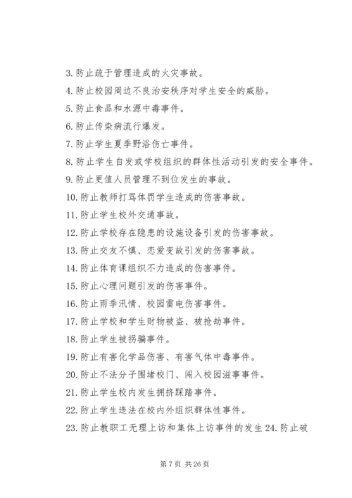 西簧乡小安全保卫工作方案.docx