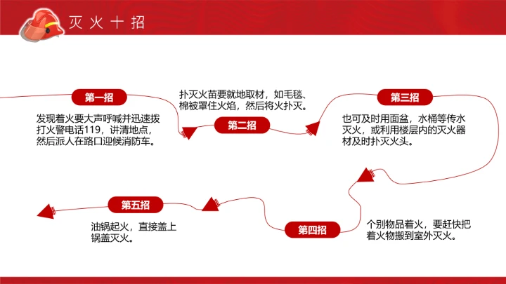 119消防安全宣传日PPT模板