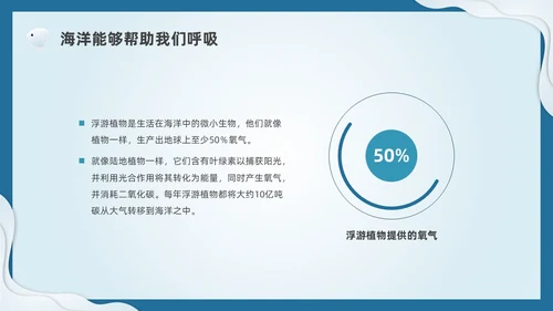 插画剪纸海洋保护科普宣传PPT课件核污水