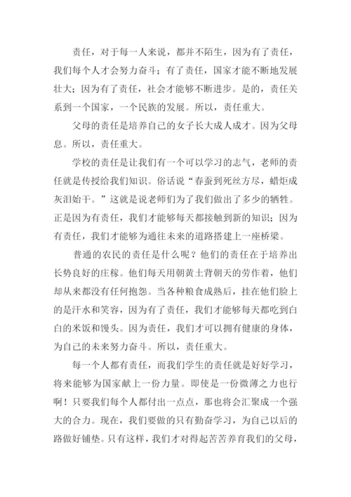 以责任为话题的议论文.docx