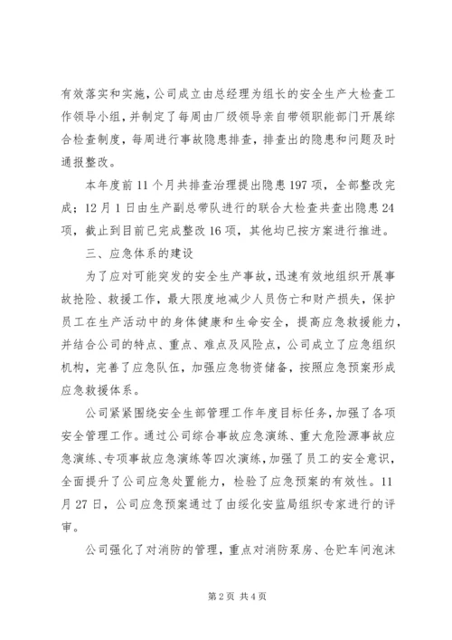 安全生产文化建设落实情况汇报 (2).docx