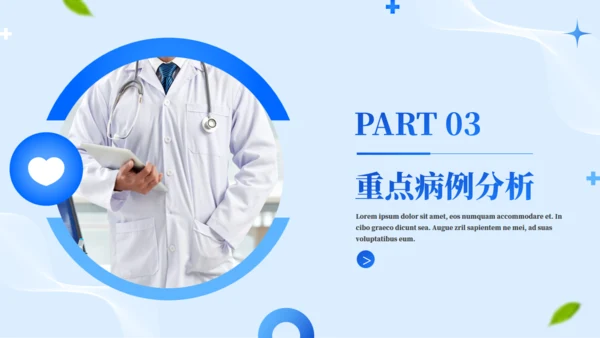 医疗健康工作总结汇报通用PPT模板
