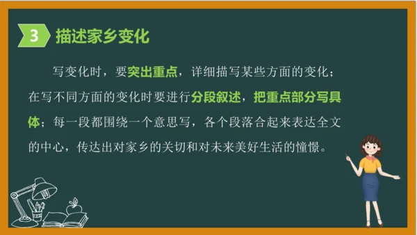 统编版语文五年级上册 第四单元习作： 二十年后的家乡课件