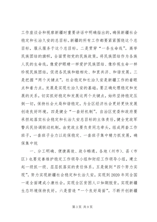 社会稳定和长治久安是新疆工作的总目标8.docx