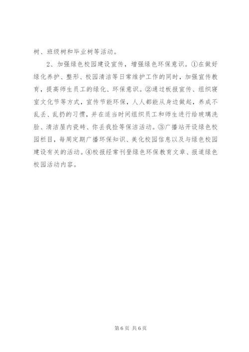 绿色生态校园建设实施方案.docx