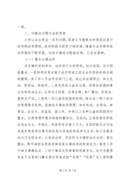 乡镇政府履职调研报告.docx