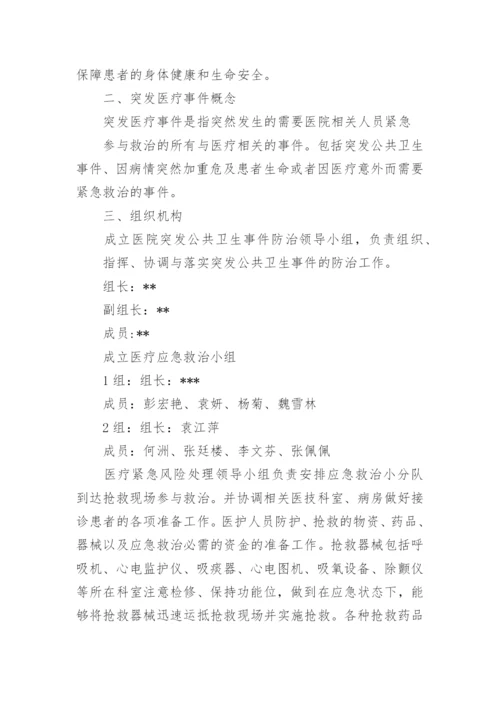 医院突发环境事件应急预案.docx