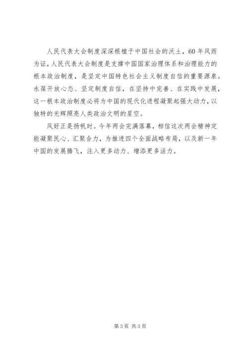 学习XX年全国两会心得体会 (6).docx