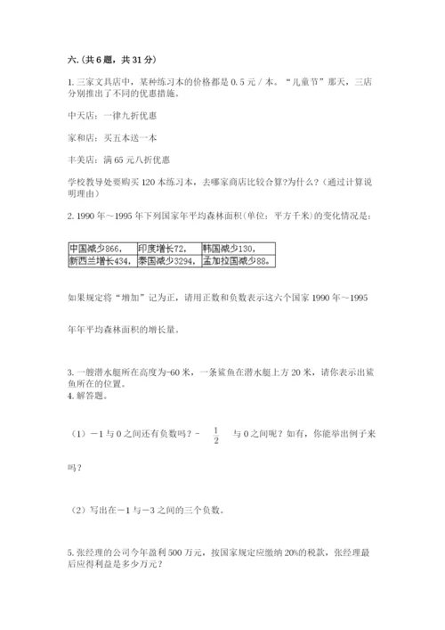 苏教版数学小升初模拟试卷附答案【培优b卷】.docx