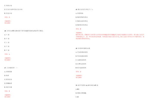 2022年03月海南省地质医院公开招聘13名专业人员考试笔试参考题库带答案解析