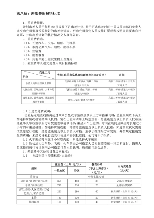 费用报销管理制度.docx