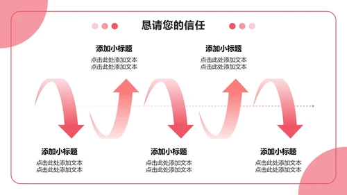 粉色3D小清新风竞选心理委员述职汇报PPT模板