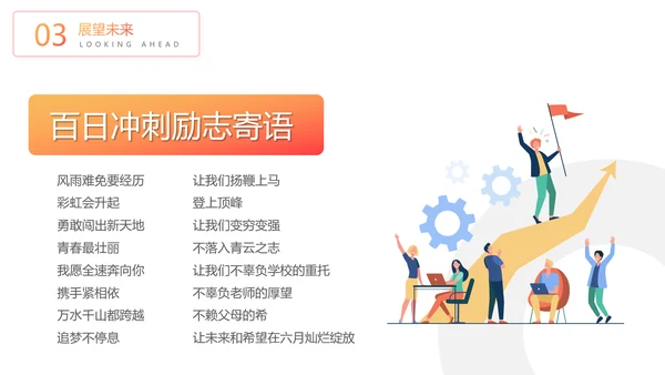 成功阶梯高考冲刺PPT模板