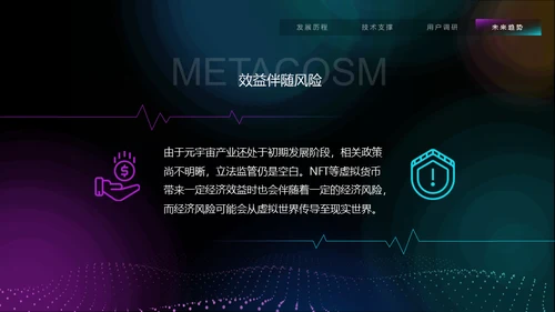 VR元宇宙互联网用户分析报告通用PPT模板