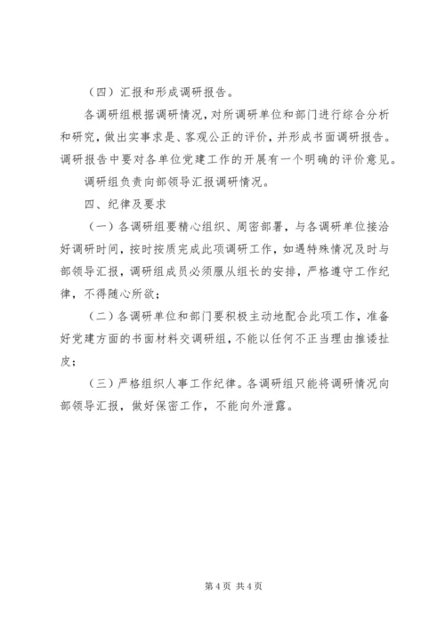 党建工作调研工作方案（县）.docx