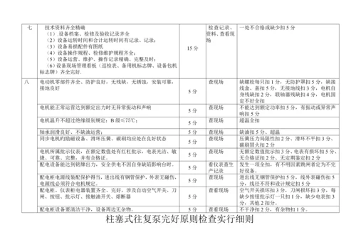 常用机械重点标准检查实施标准细则重点标准.docx