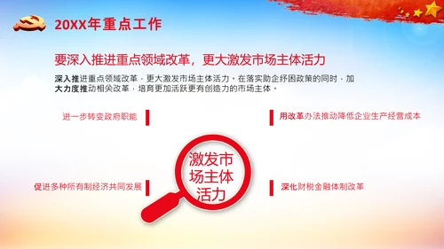 全国两会政府工作报告要点解读PPT