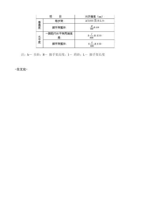 门式钢管脚手架验收安全技术交底.docx